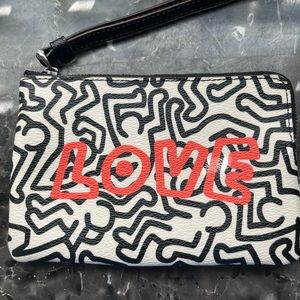 Coach Keith Haring Wristlet